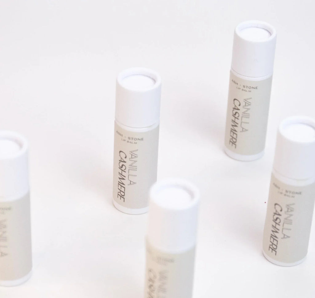 Vanilla Cashmere Lip Balm -.3oz Ash + Stone Skincare