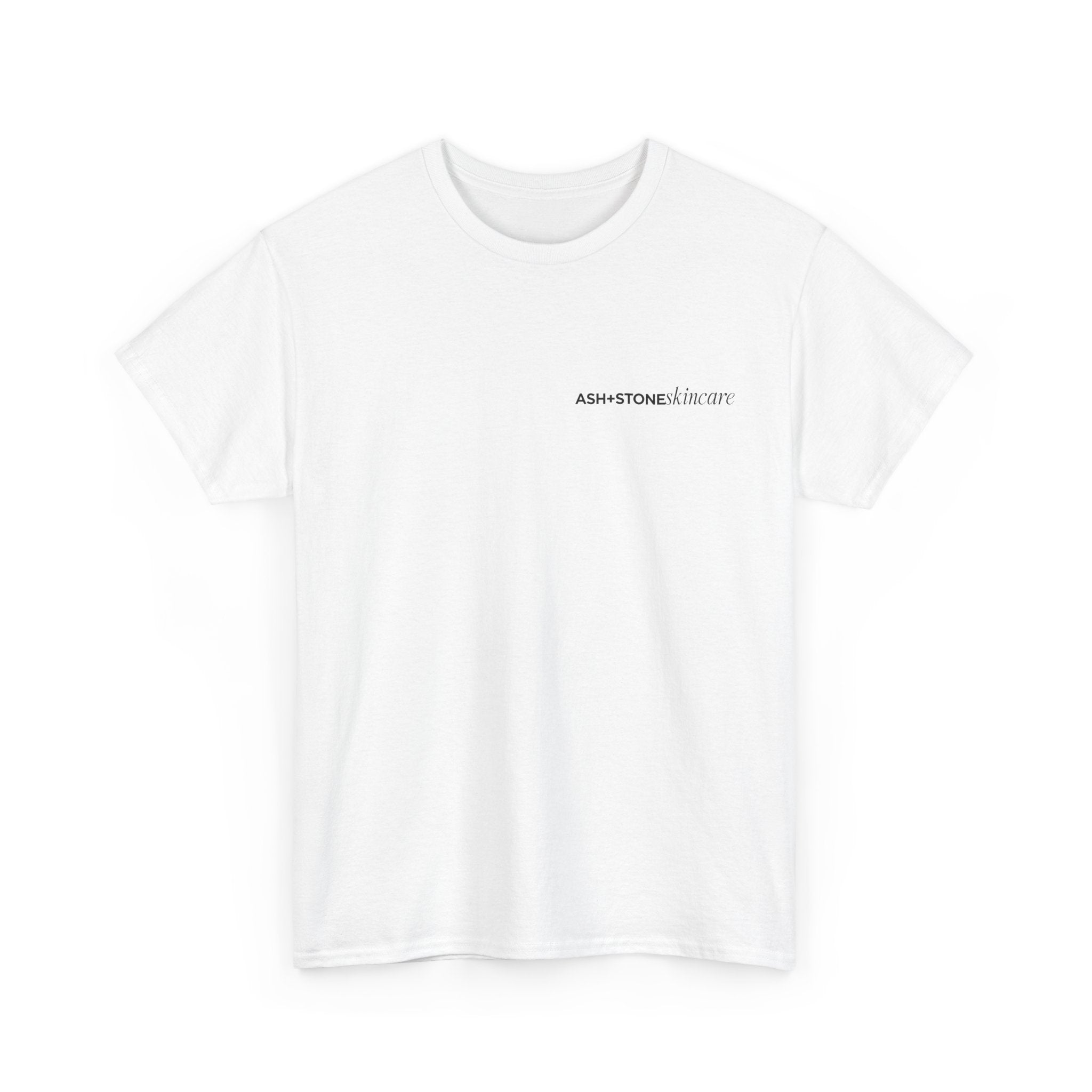 Skincare Bottle Tee - Ash + Stone Printify