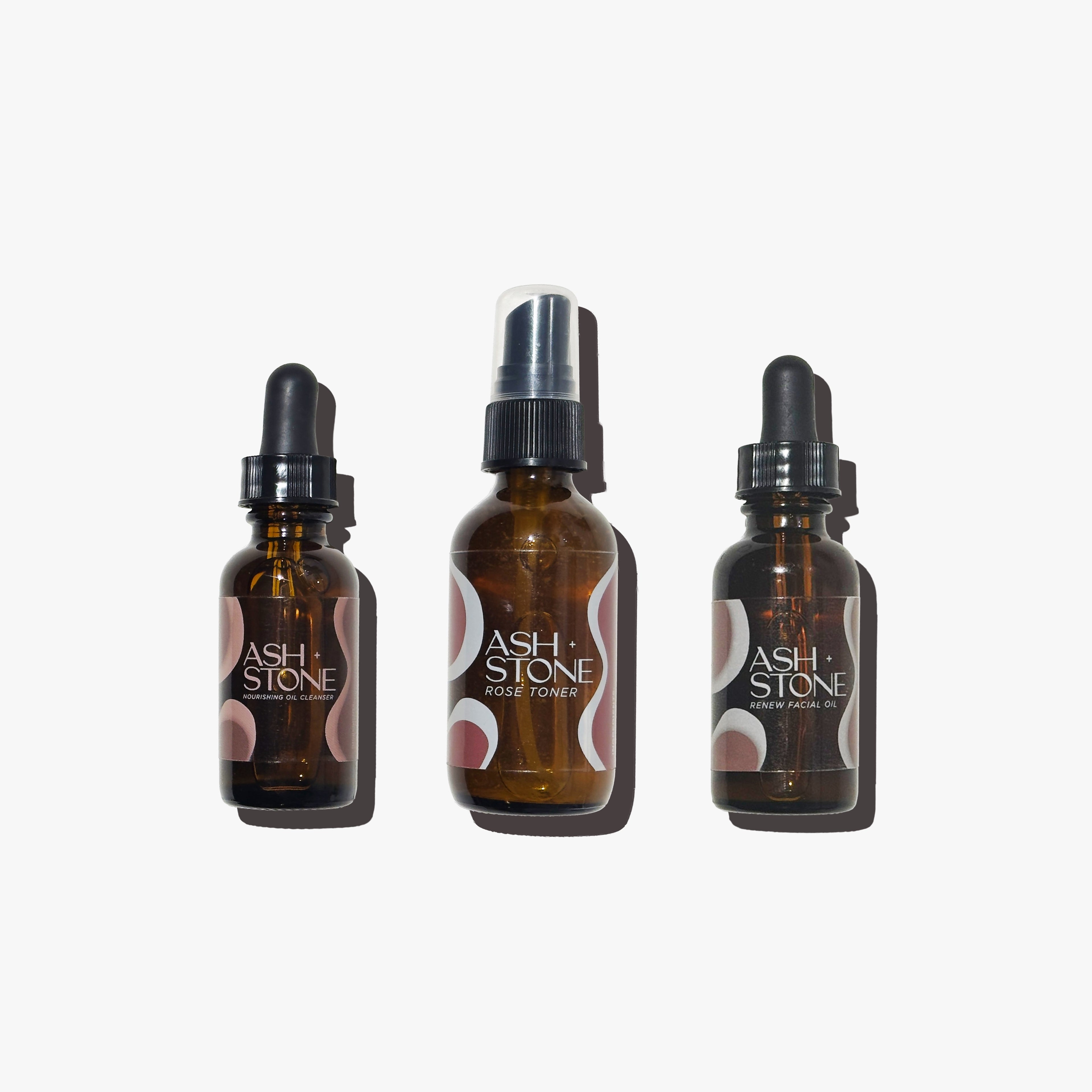 Renew Travel Bundle (Dry + Aging) Ash + Stone Skincare