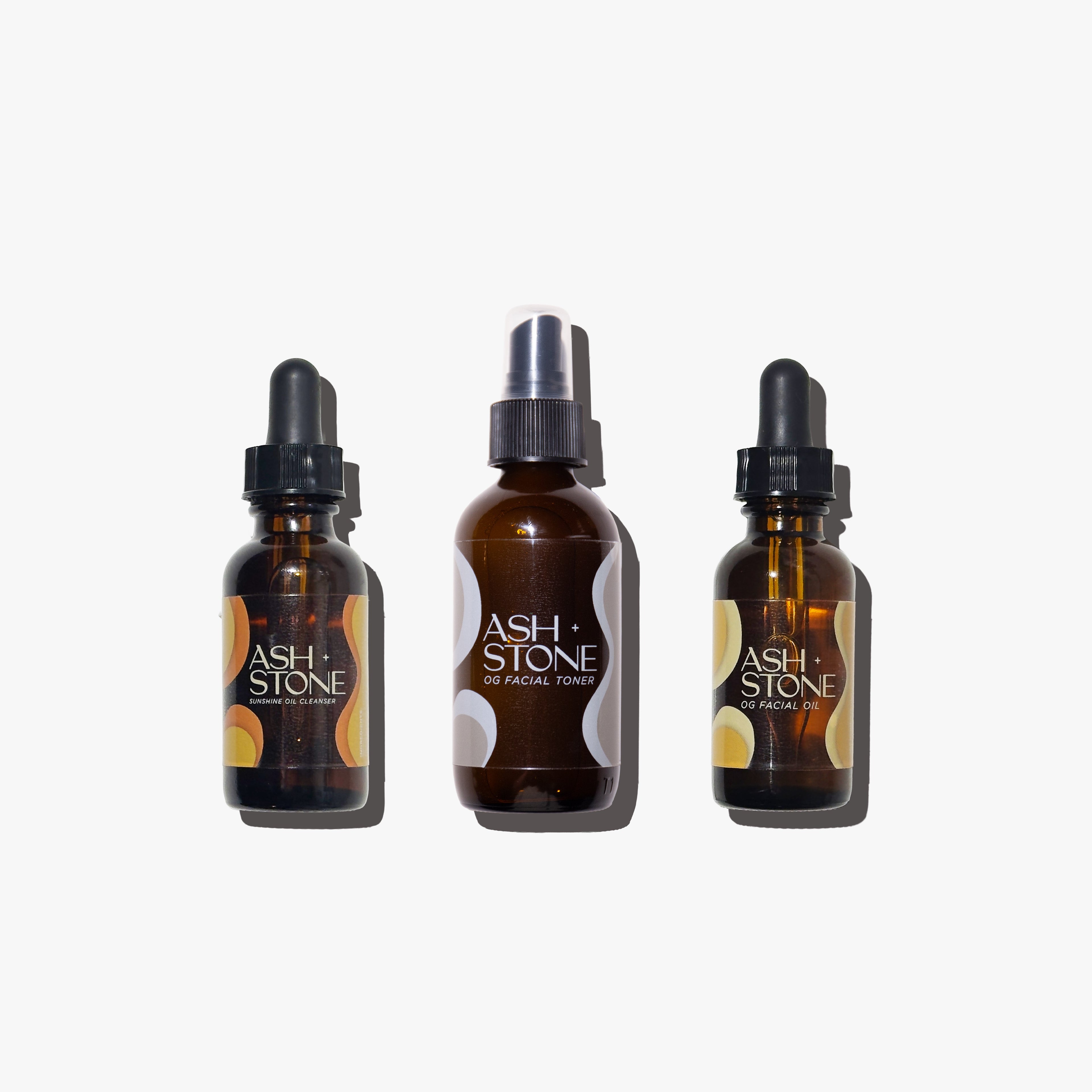 OG Travel Bundle (Normal + Oily) Ash + Stone Skincare